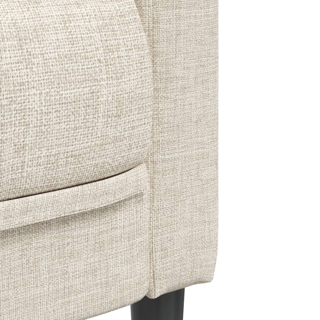 Ensemble de canapés 3 pcs crème tissu - XIOS