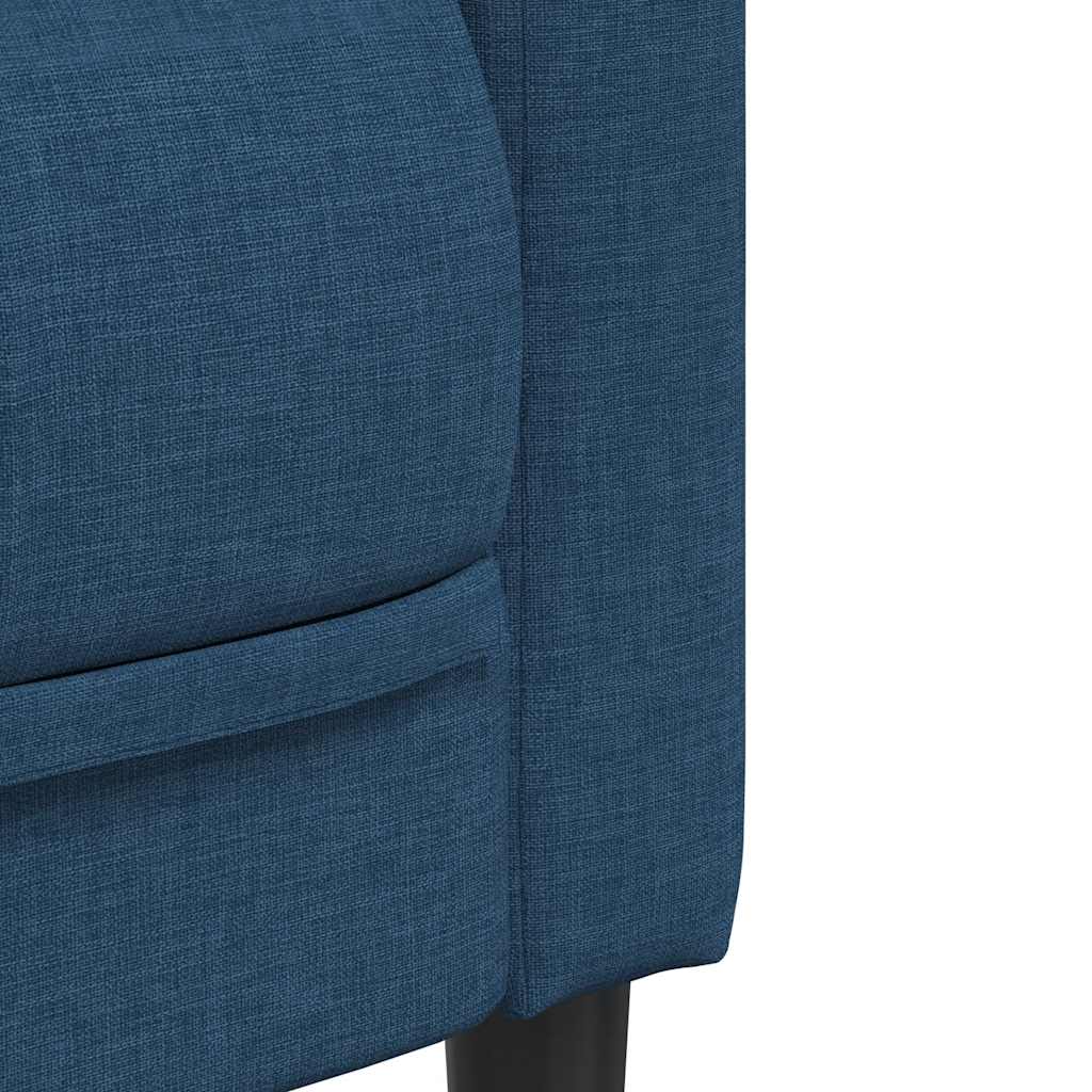 Ensemble de canapés 2 pcs bleu tissu - XIOS