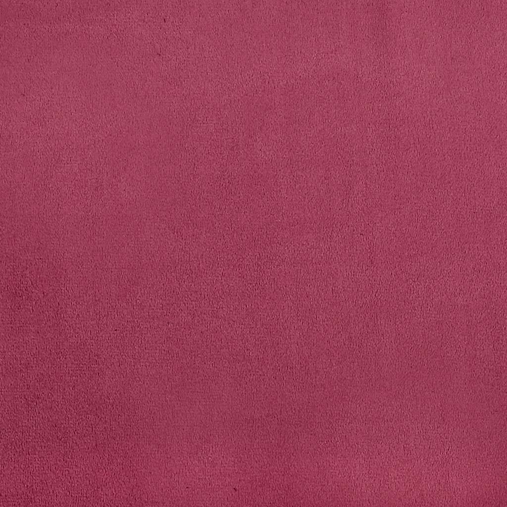 Ensemble de canapés 2 pcs avec coussins rouge bordeaux velours - XIOS