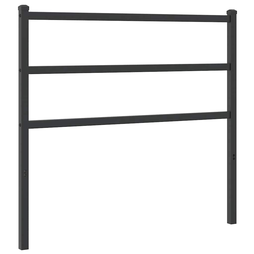 Tête de lit de remplacement métal noir 100 cm - XIOS