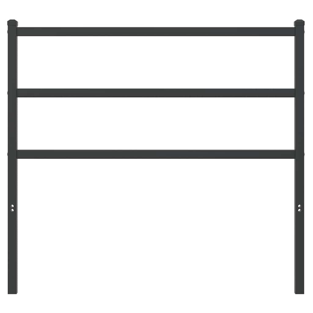 Tête de lit de remplacement métal noir 100 cm - XIOS