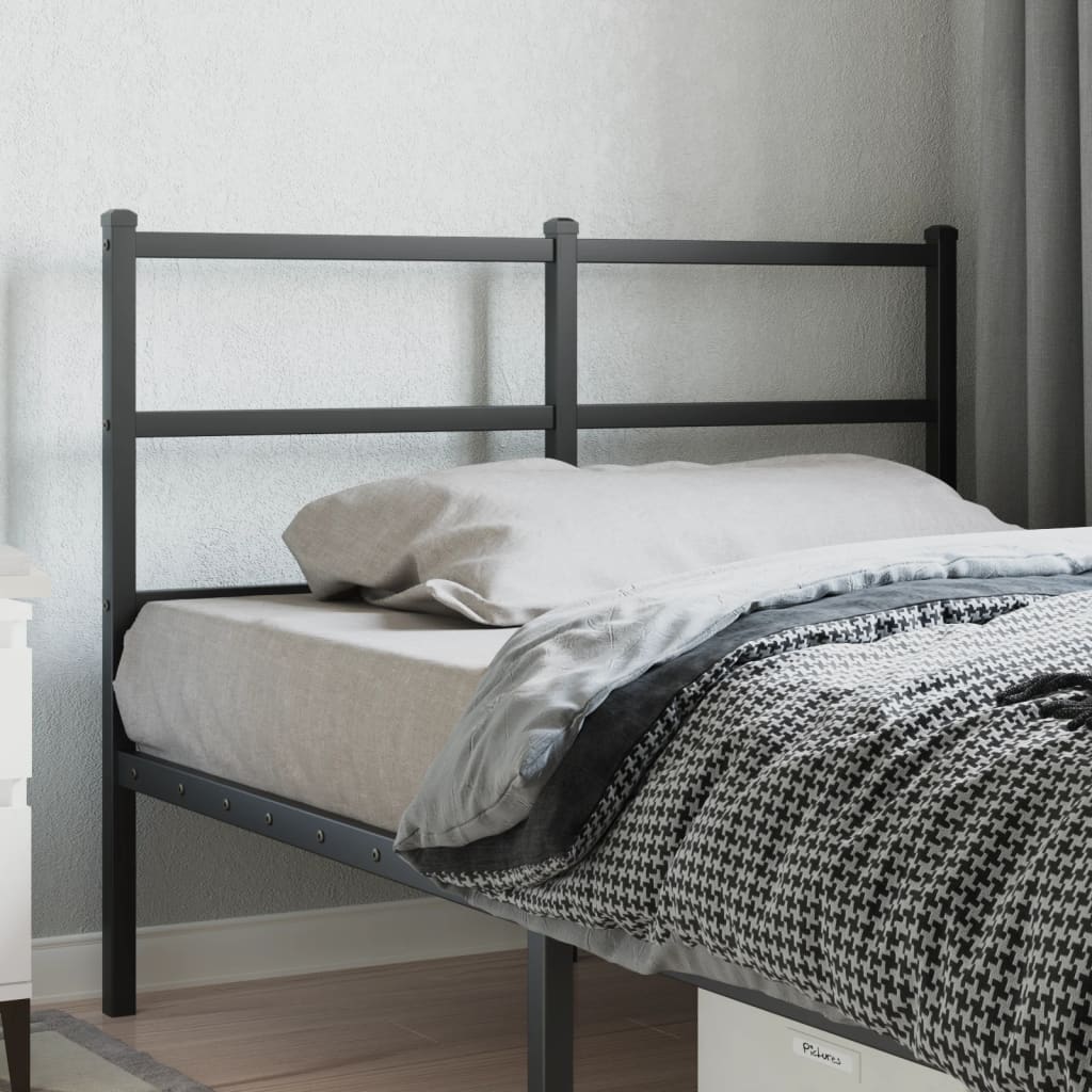 Tête de lit métal noir 120 cm - XIOS