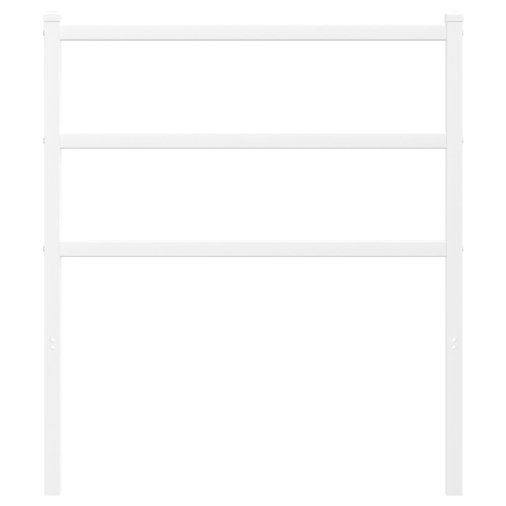 Tête de lit métal blanc 80 cm - XIOS