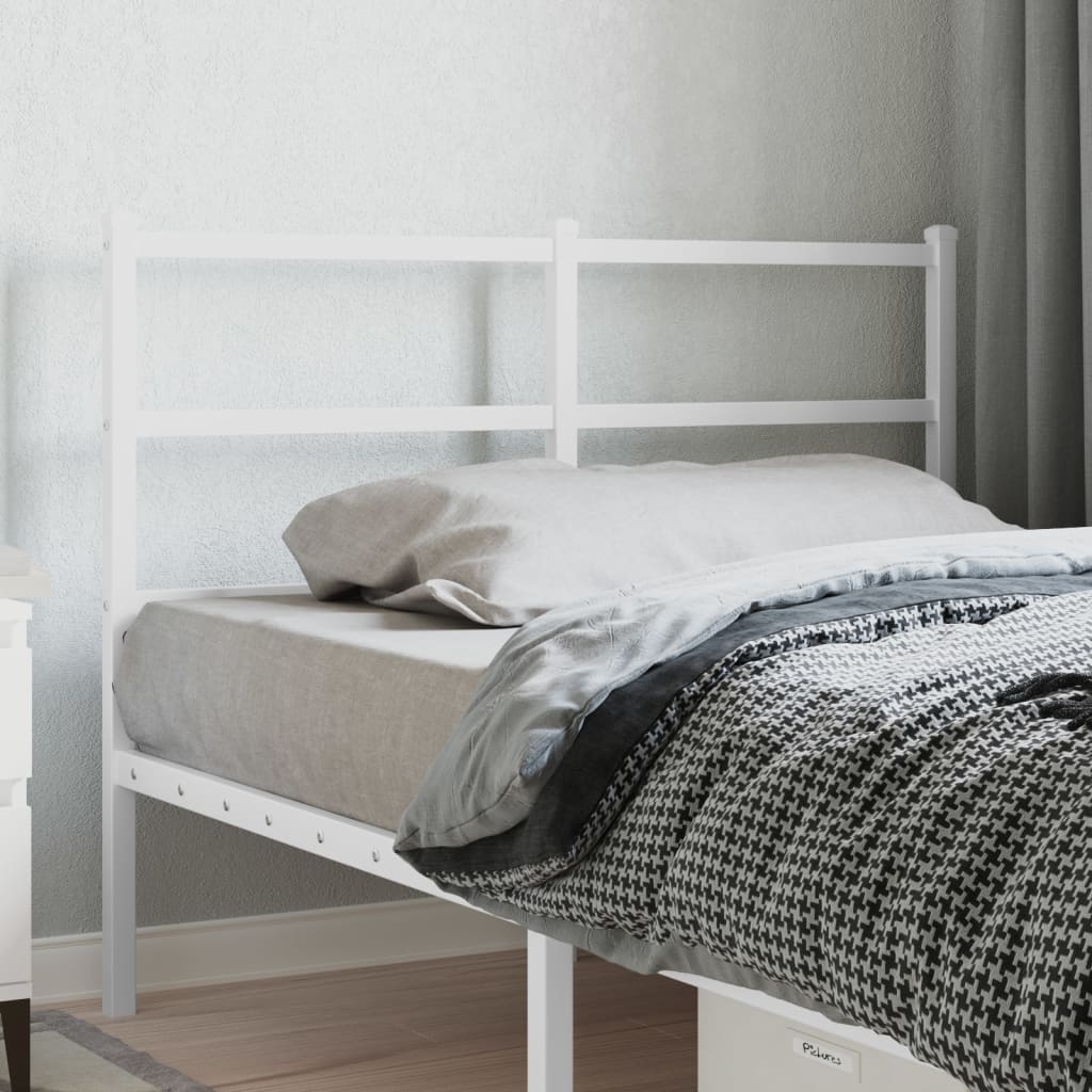 Tête de lit métal blanc 120 cm - XIOS