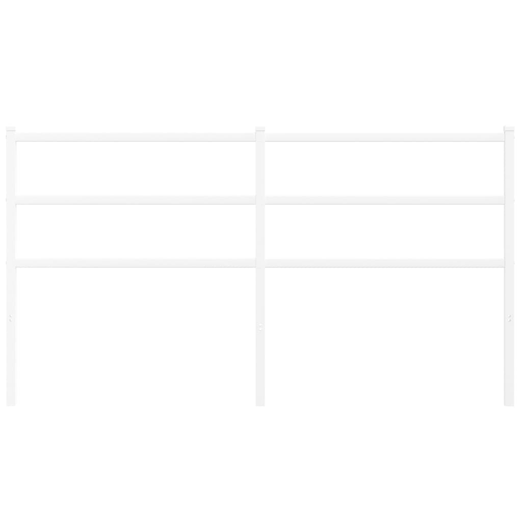 Tête de lit métal blanc 150 cm - XIOS