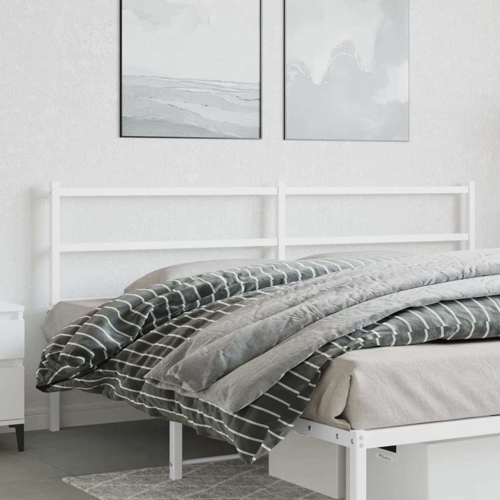 Tête de lit métal blanc 180 cm - XIOS