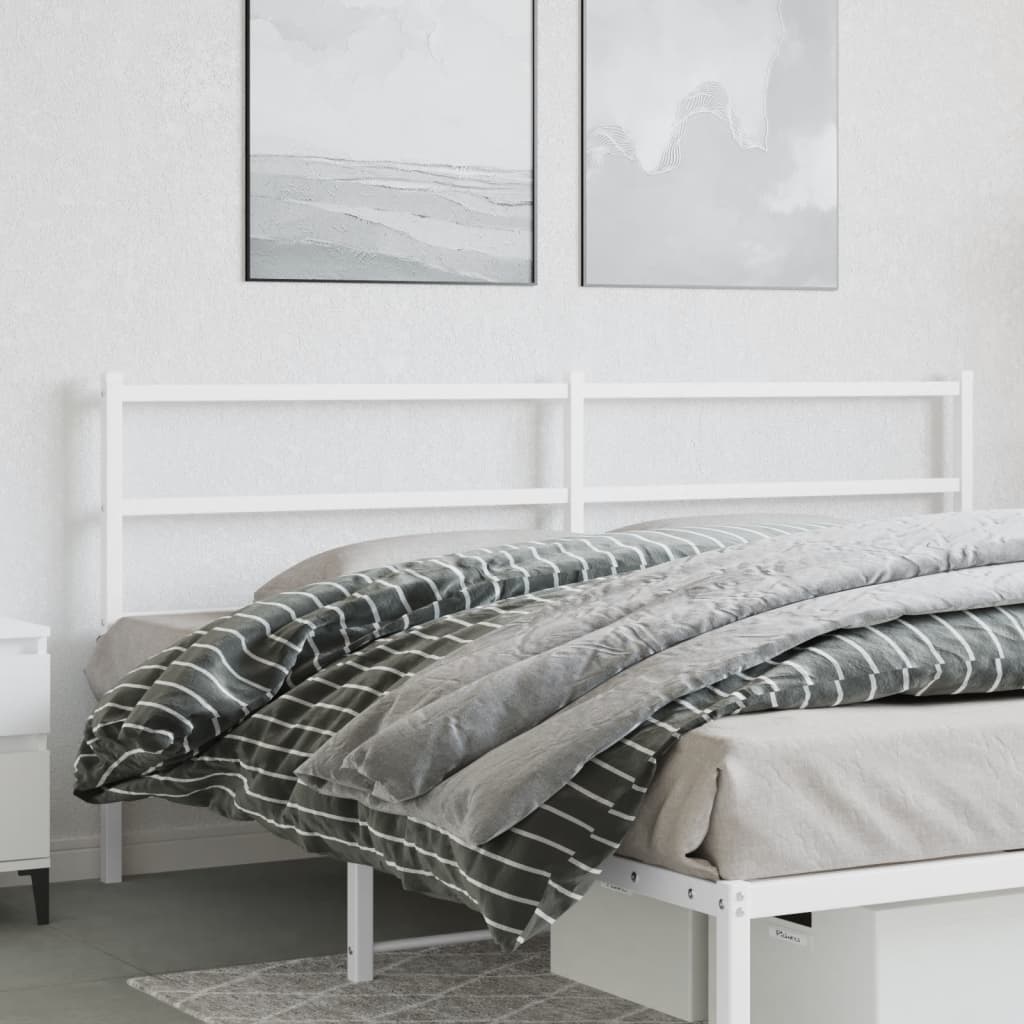 Tête de lit métal blanc 193 cm - XIOS