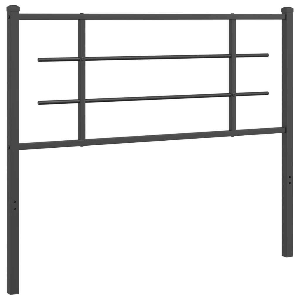 Tête de lit métal noir 107 cm - XIOS