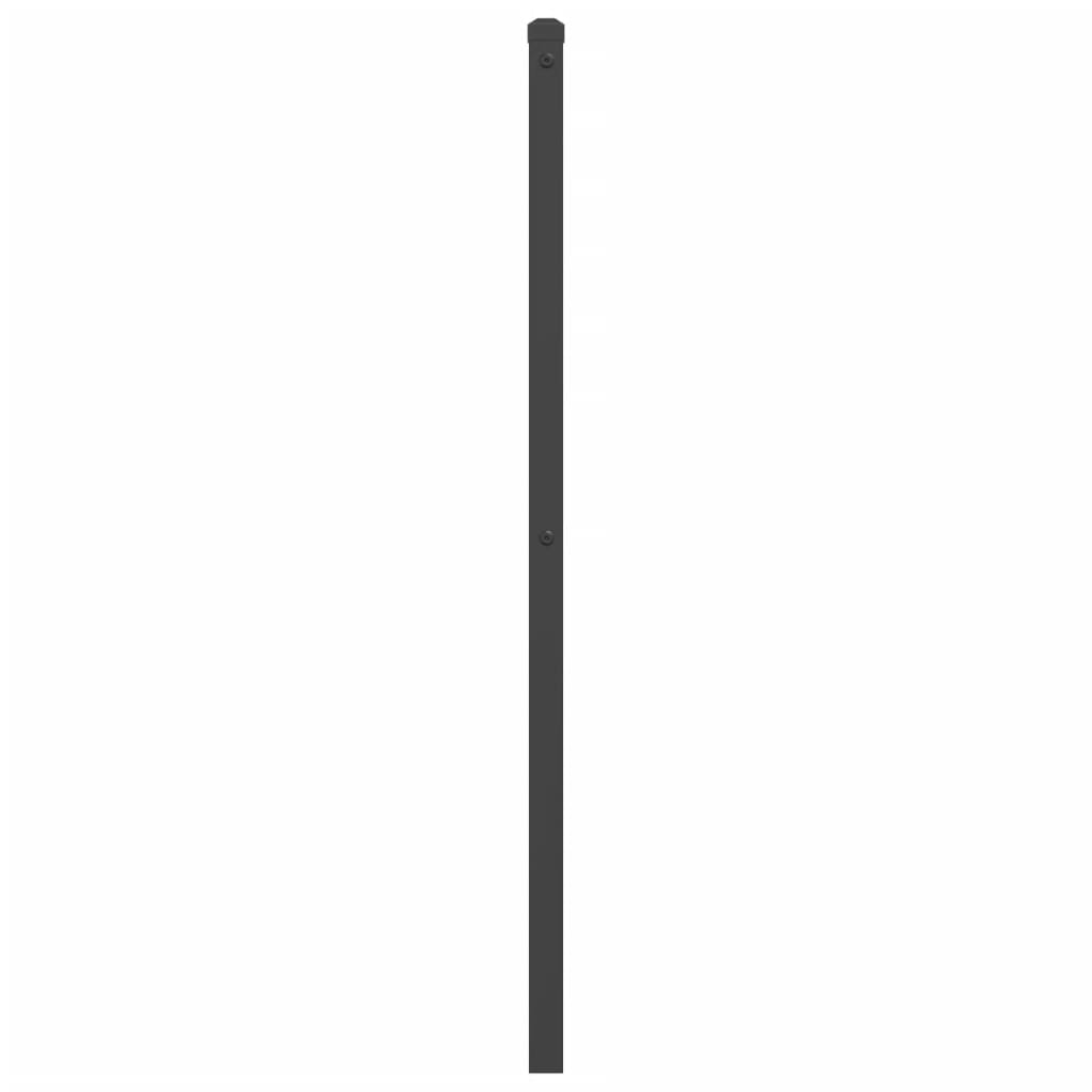Tête de lit métal noir 140 cm - XIOS