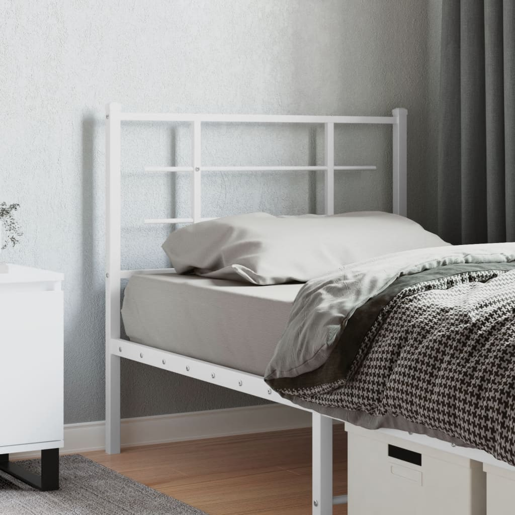 Tête de lit métal blanc 100 cm - XIOS