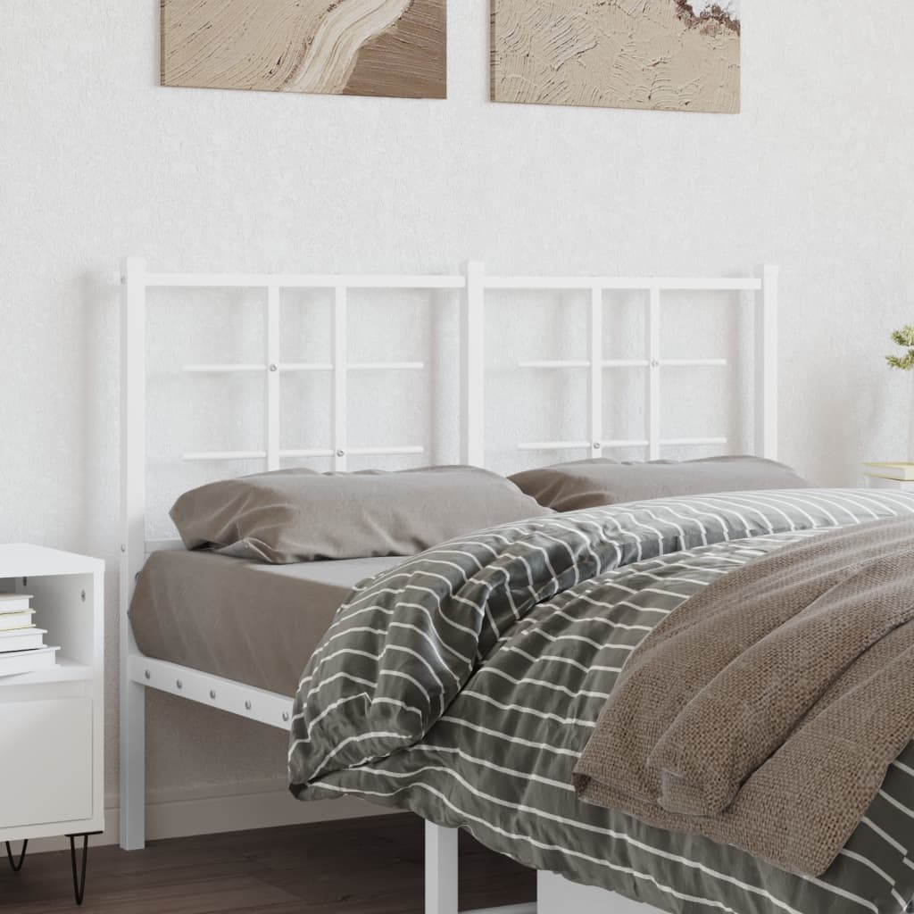 Tête de lit métal blanc 120 cm - XIOS