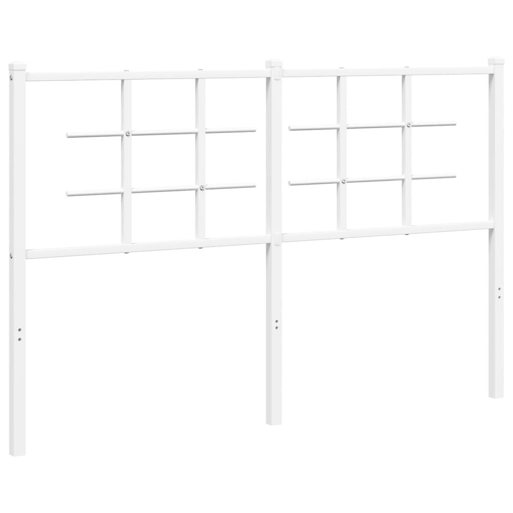 Tête de lit métal blanc 135 cm - XIOS