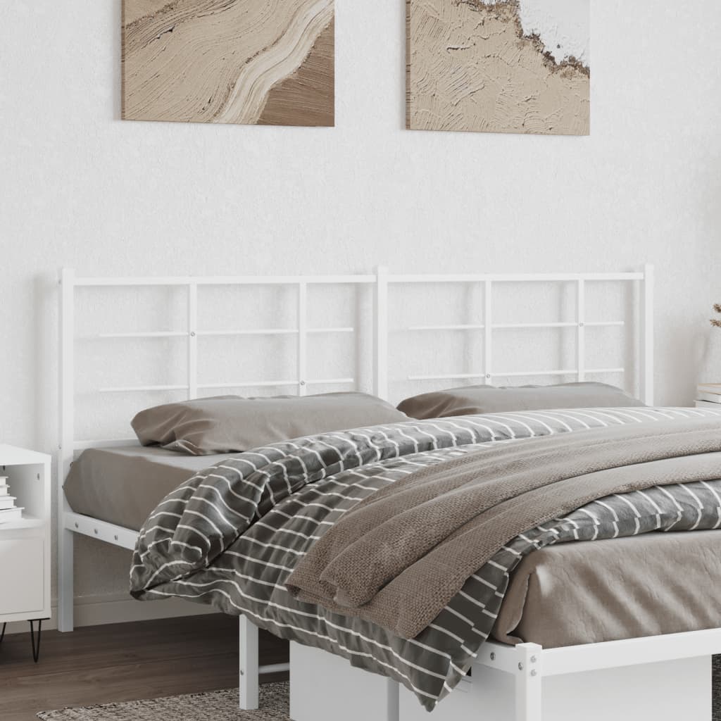 Tête de lit métal blanc 180 cm - XIOS