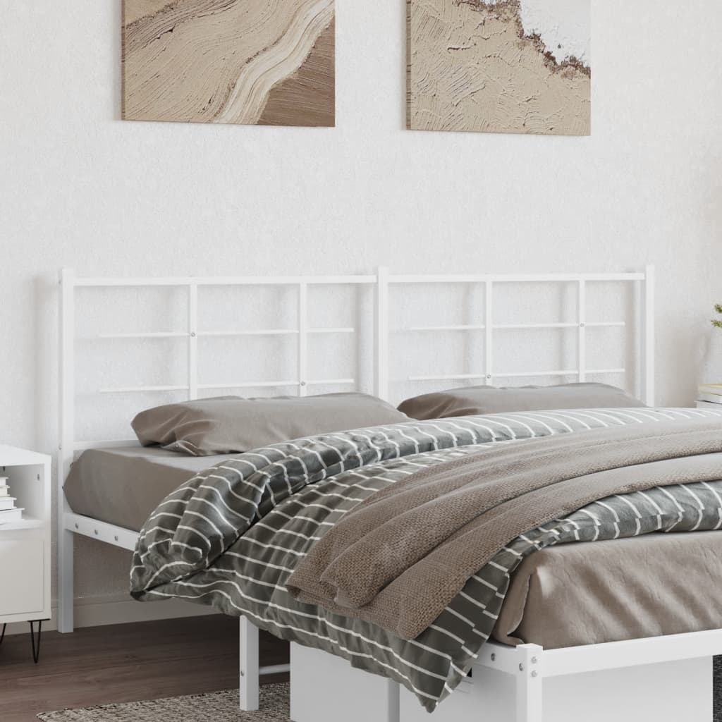Tête de lit métal blanc 193 cm - XIOS