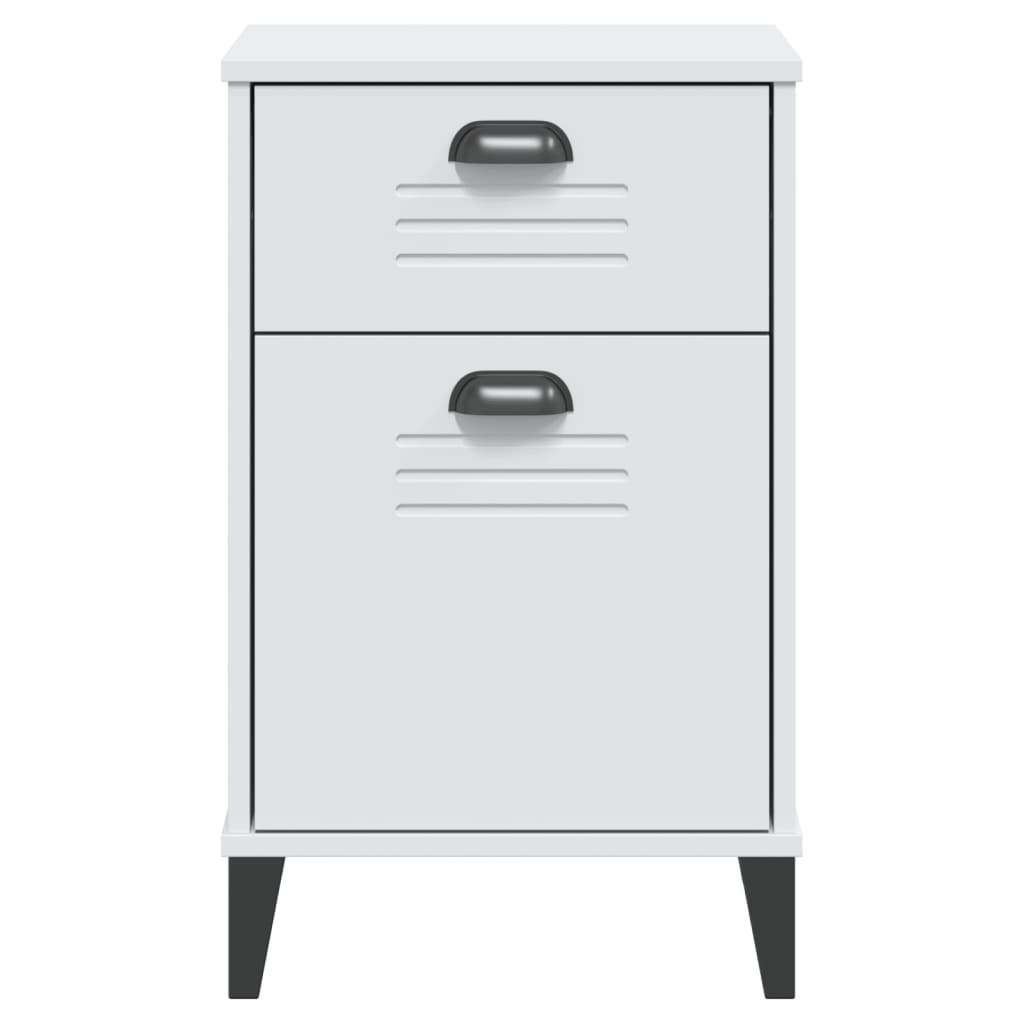 Table de chevet VIKEN blanc bois d'ingénierie - XIOS