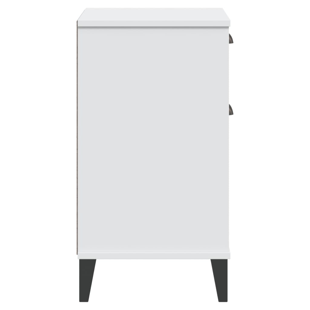 Table de chevet VIKEN blanc bois d'ingénierie - XIOS