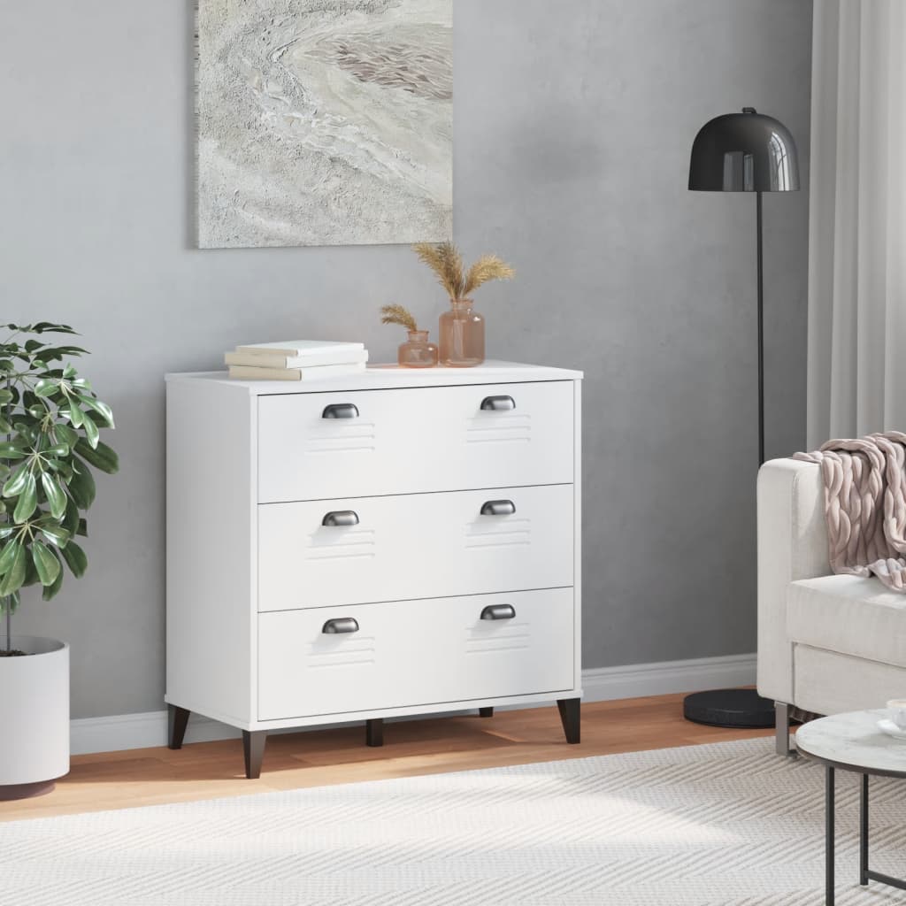 Commode VIKEN blanc bois d'ingénierie - XIOS