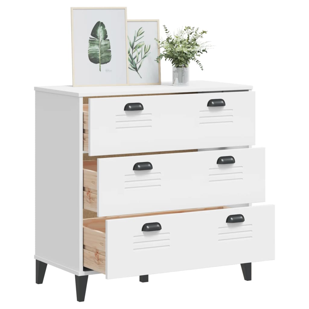 Commode VIKEN blanc bois d'ingénierie - XIOS