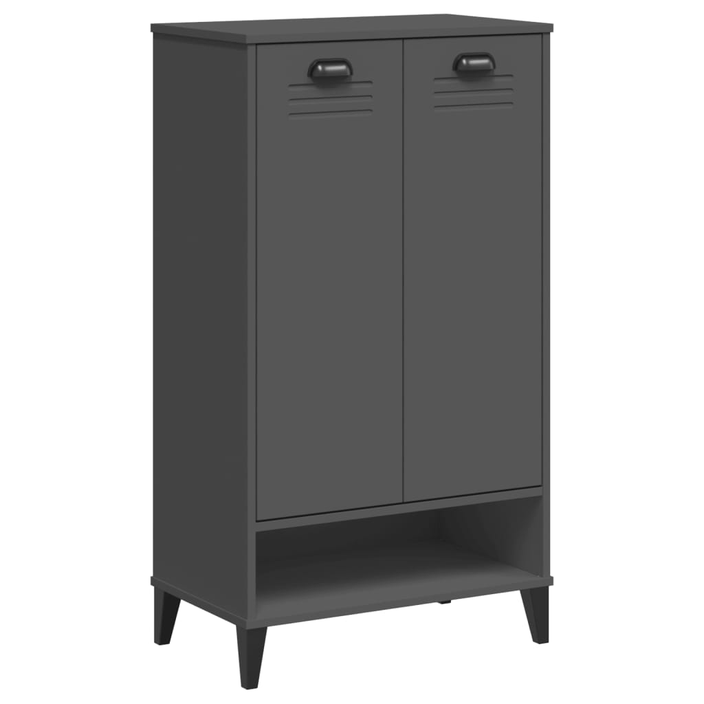 Armoire à chaussures VIKEN gris anthracite bois d'ingénierie - XIOS