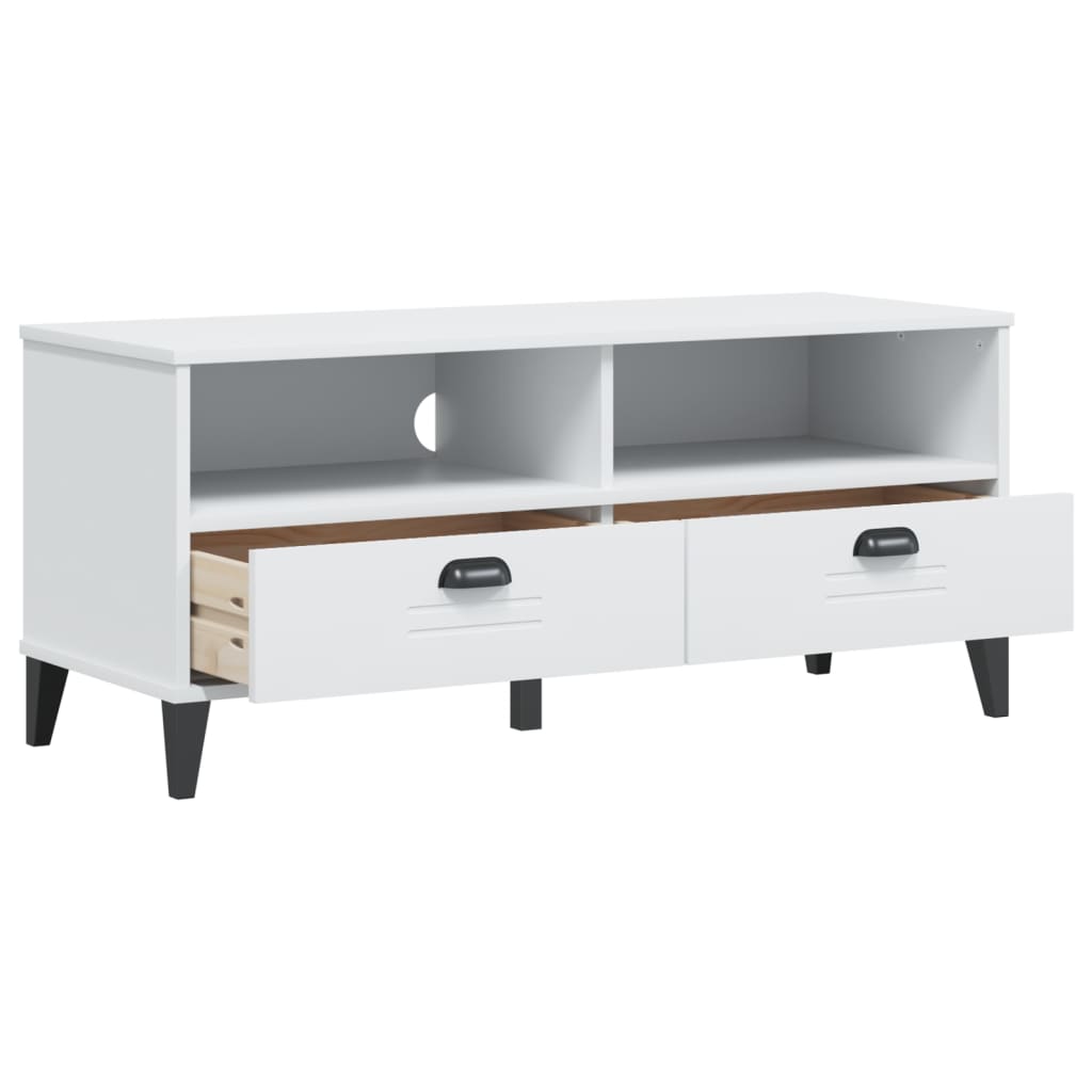 Meuble TV VIKEN blanc bois d'ingénierie - XIOS