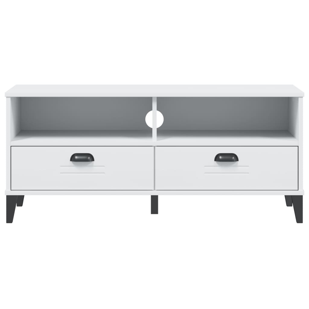 Meuble TV VIKEN blanc bois d'ingénierie - XIOS