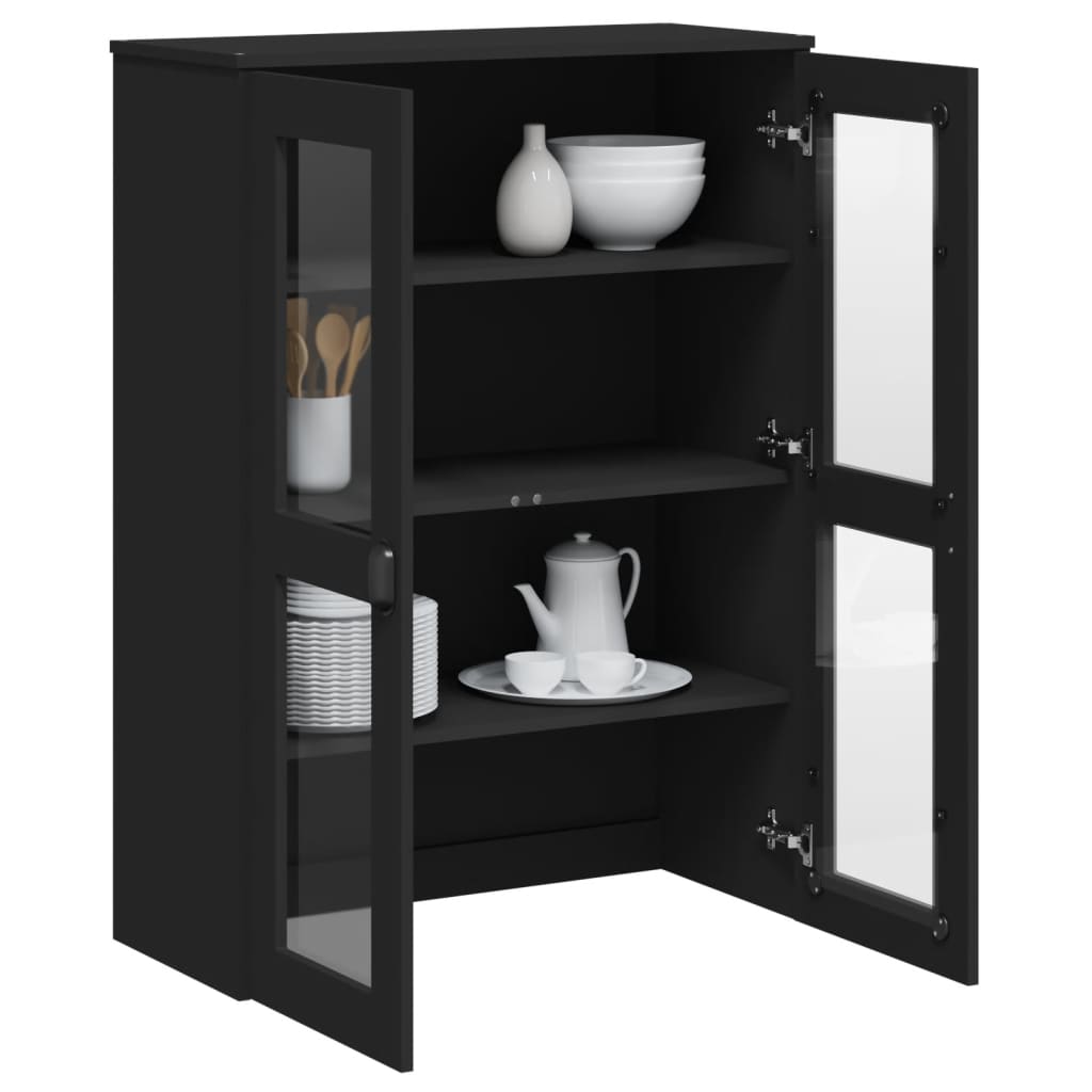 Dessus pour buffet VIKEN noir bois d'ingénierie - XIOS