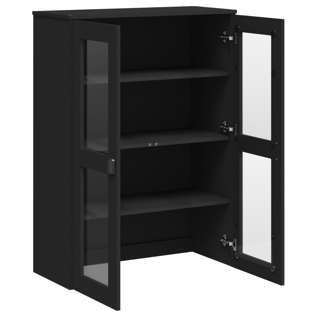 Dessus pour buffet VIKEN noir bois d'ingénierie - XIOS