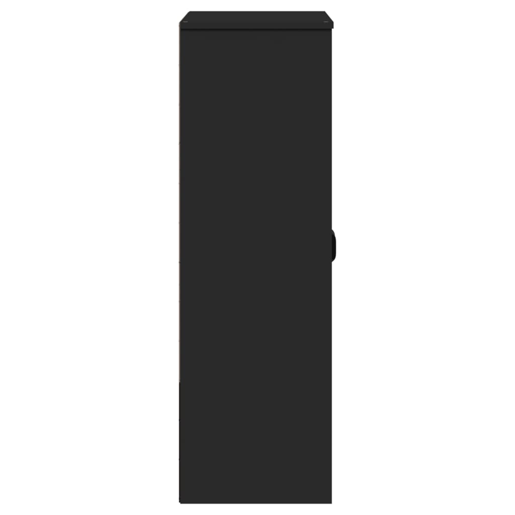 Dessus pour buffet VIKEN noir bois d'ingénierie - XIOS