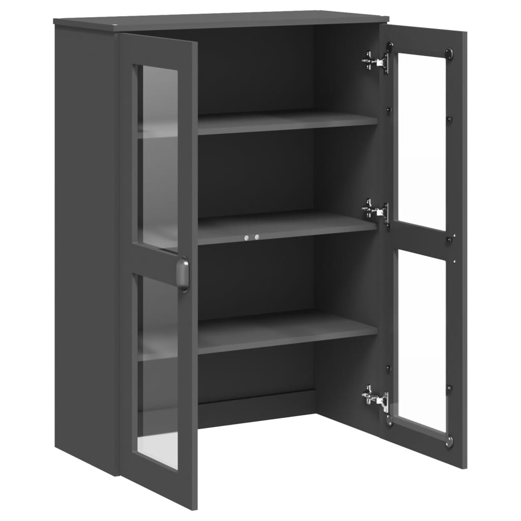 Dessus pour buffet VIKEN gris anthracite bois d'ingénierie - XIOS