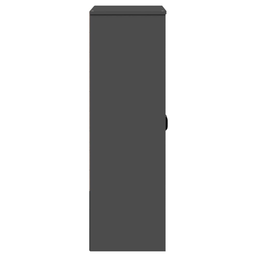 Dessus pour buffet VIKEN gris anthracite bois d'ingénierie - XIOS