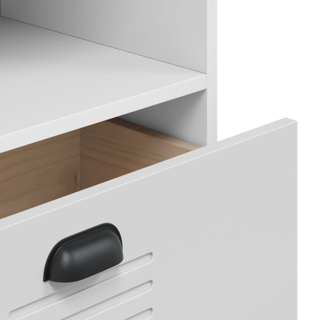 Bibliothèque VIKEN blanc 60x35x123 cm bois d'ingénierie - XIOS