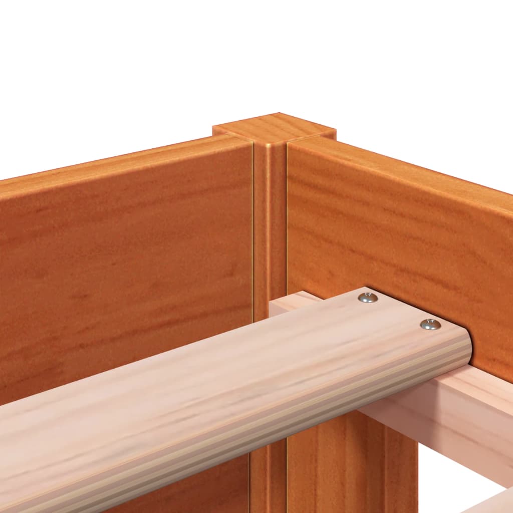 Lit de jour sans matelas cire marron 90x200 cm bois pin massif - XIOS