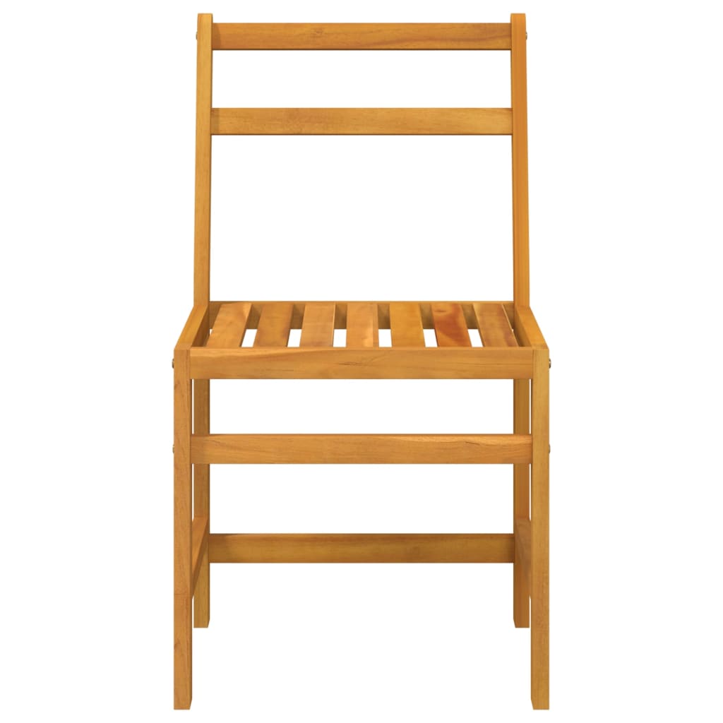 Ensemble de balcon 3 pcs bois d'acacia solide - XIOS