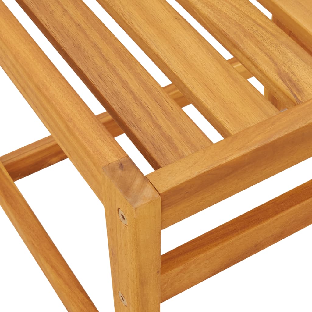 Ensemble de balcon avec coussins 3 pcs bois massif d'acacia - XIOS
