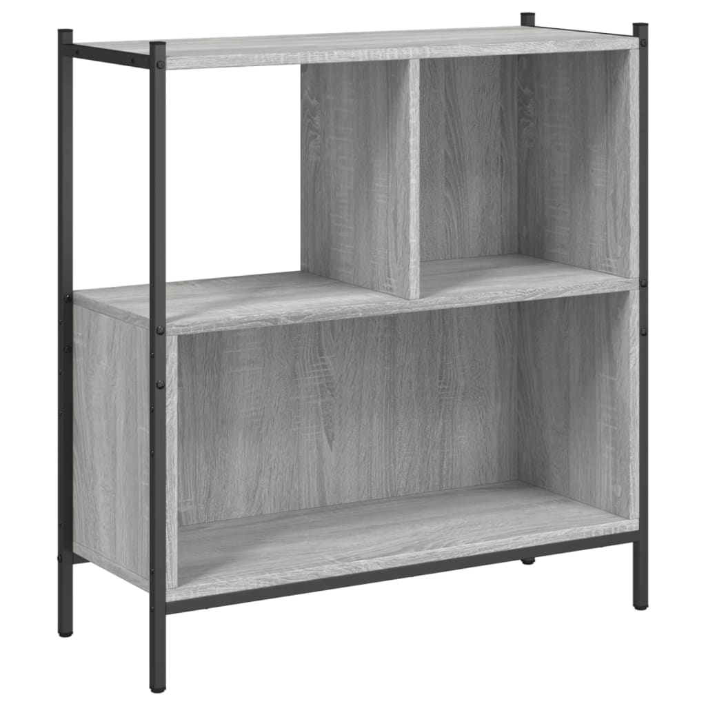 Bibliothèque sonoma gris 72x28x77,5 cm bois d'ingénierie - XIOS