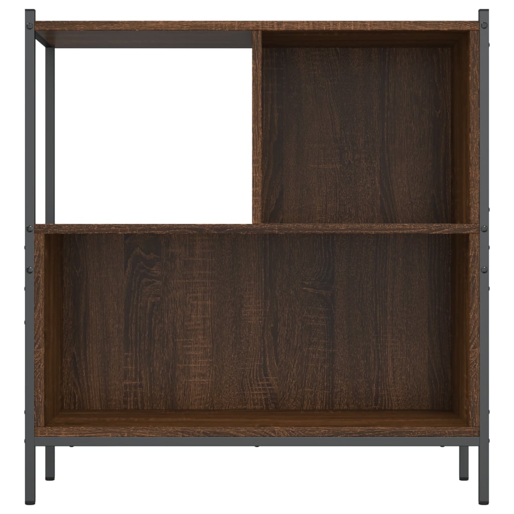 Bibliothèque chêne marron 72x28x77,5 cm bois d'ingénierie - XIOS