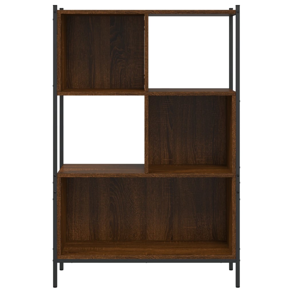 Bibliothèque chêne marron 72x28x109 cm bois d'ingénierie - XIOS
