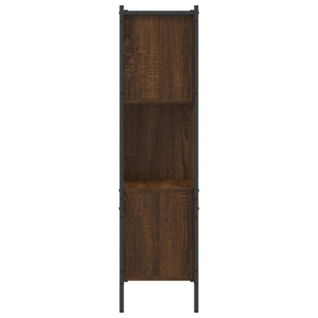 Bibliothèque chêne marron 72x28x109 cm bois d'ingénierie - XIOS