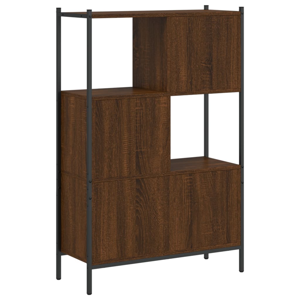 Bibliothèque chêne marron 72x28x109 cm bois d'ingénierie - XIOS