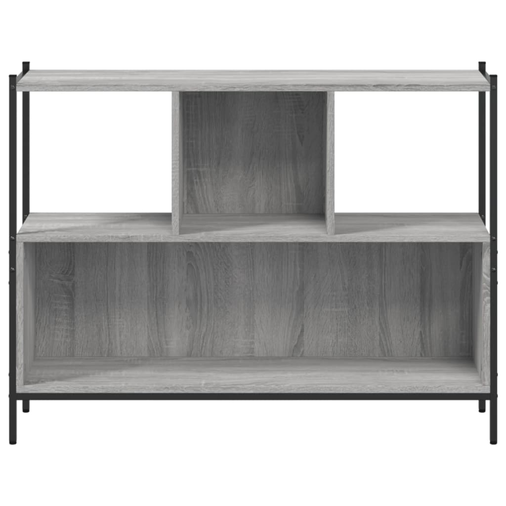 Bibliothèque sonoma gris 102x28x77,5 cm bois d'ingénierie - XIOS
