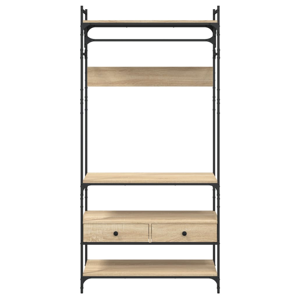 Armoire à tiroirs chêne sonoma 89x39x184,5 cm bois d'ingénierie - XIOS