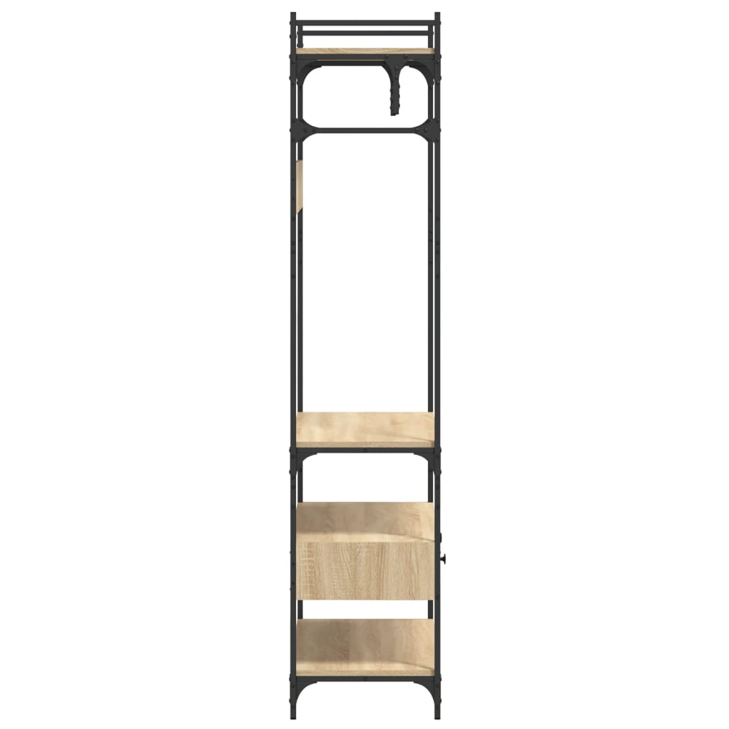 Armoire à tiroirs chêne sonoma 89x39x184,5 cm bois d'ingénierie - XIOS