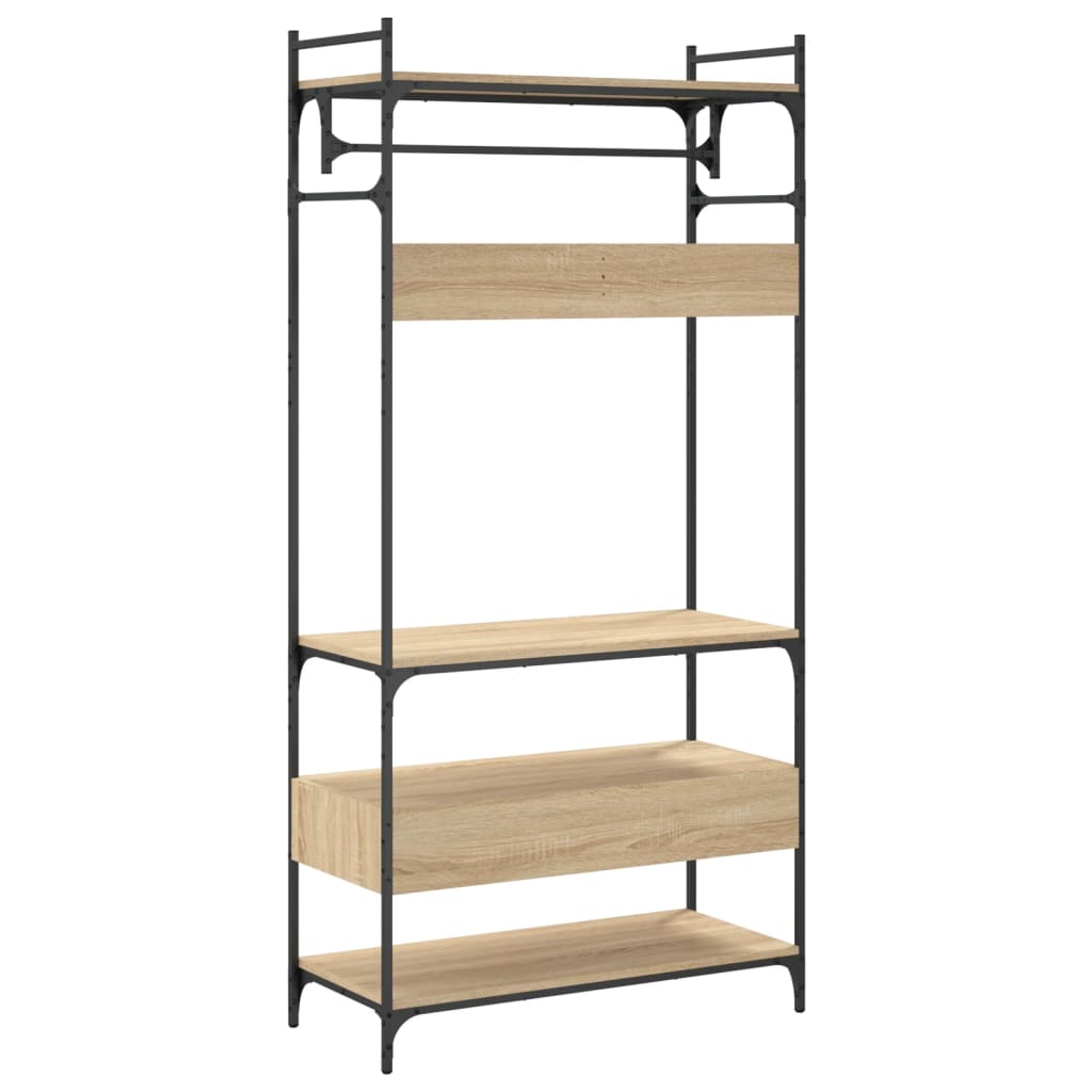 Armoire à tiroirs chêne sonoma 89x39x184,5 cm bois d'ingénierie - XIOS