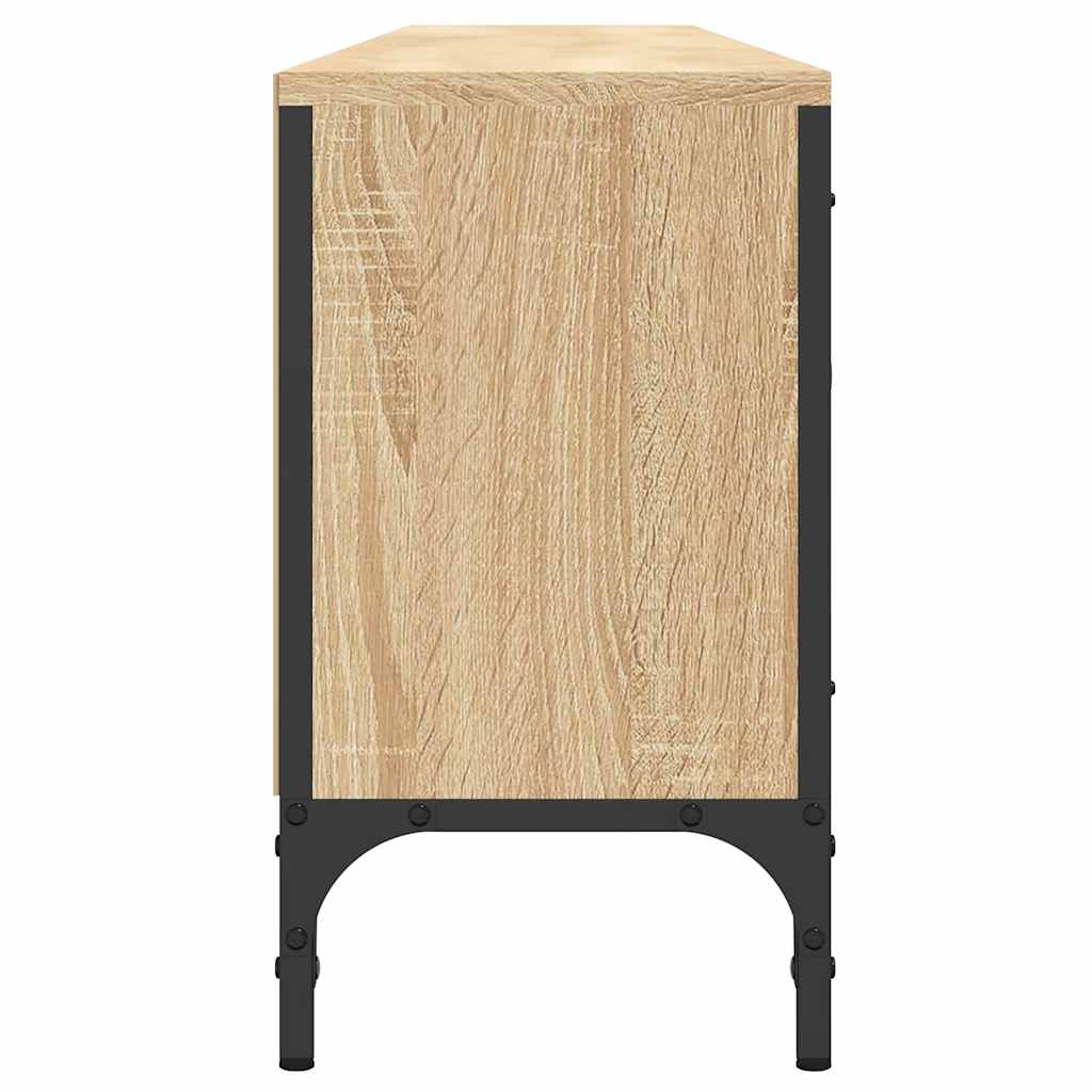 Meuble TV à tiroir chêne sonoma 200x25x44 cm bois d'ingénierie - XIOS