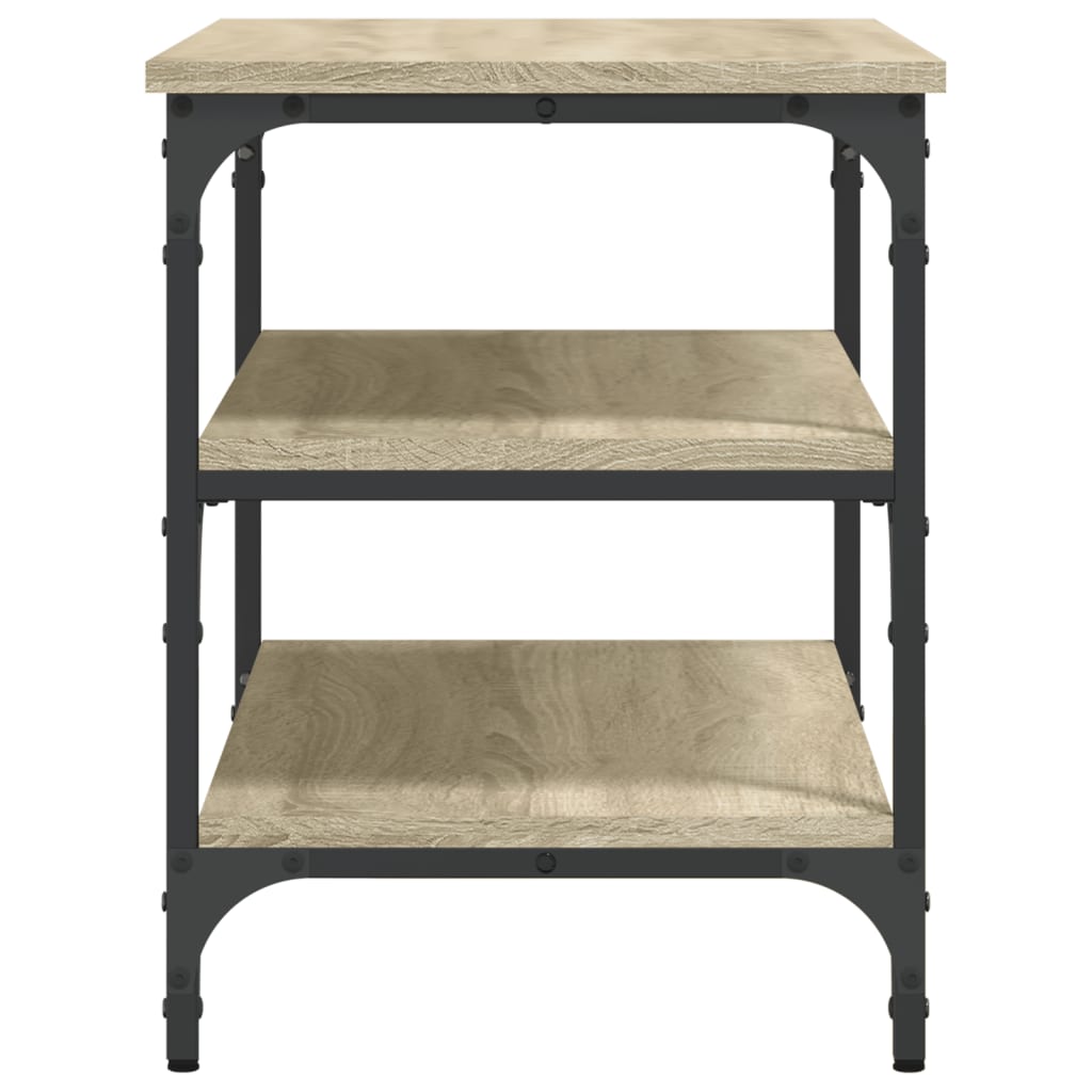 Banc à chaussures chêne sonoma 70x38,5x49 cm bois d'ingénierie - XIOS