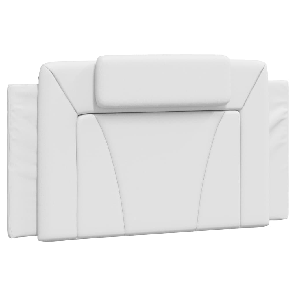 Coussin de tête de lit blanc 100 cm similicuir - XIOS