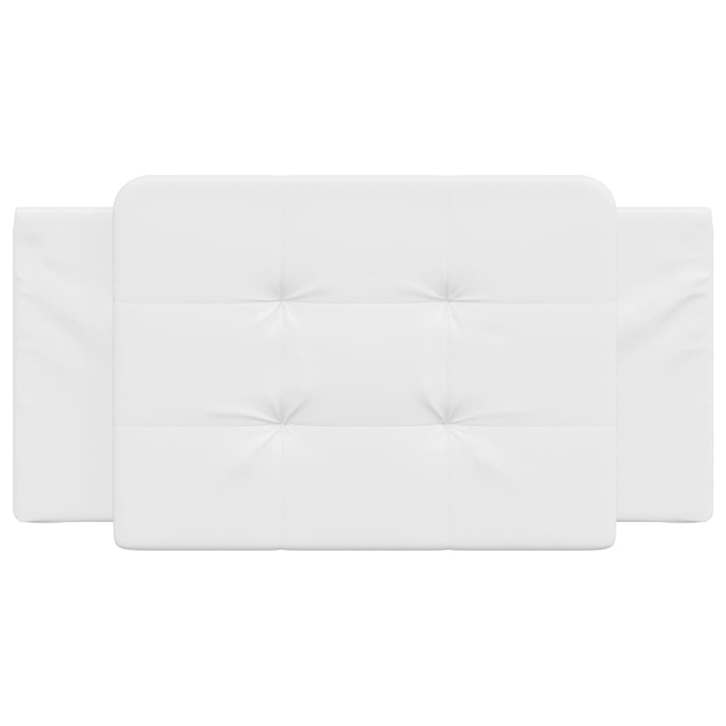 Coussin de tête de lit blanc 100 cm similicuir - XIOS