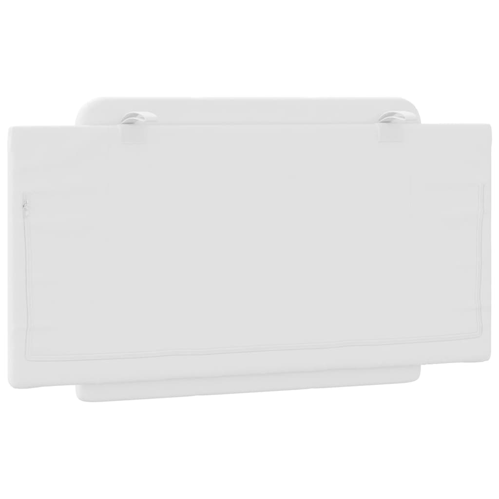 Coussin de tête de lit blanc 100 cm similicuir - XIOS