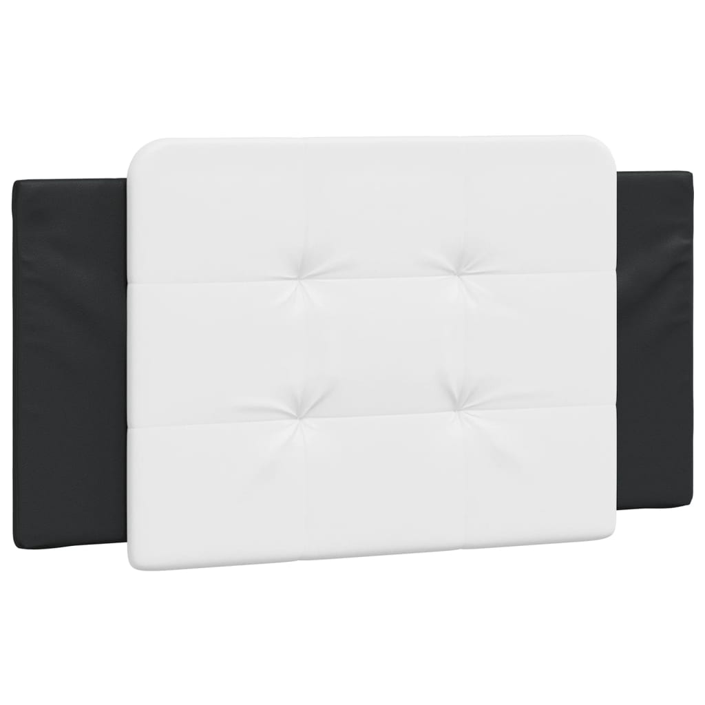 Coussin de tête de lit Zadar noir et blanc 100 cm similicuir - XIOS