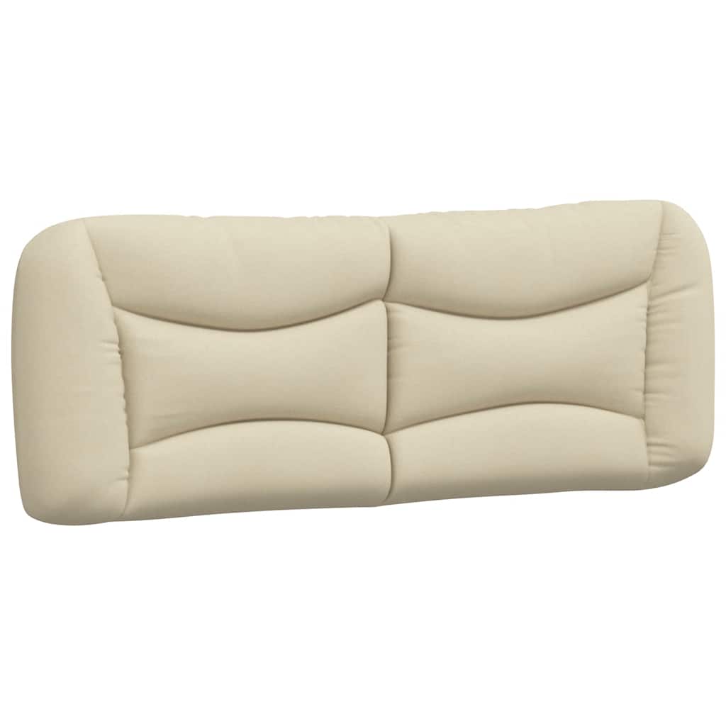 Cadre de lit sans matelas Hvar crème 180x200 cm tissu - XIOS